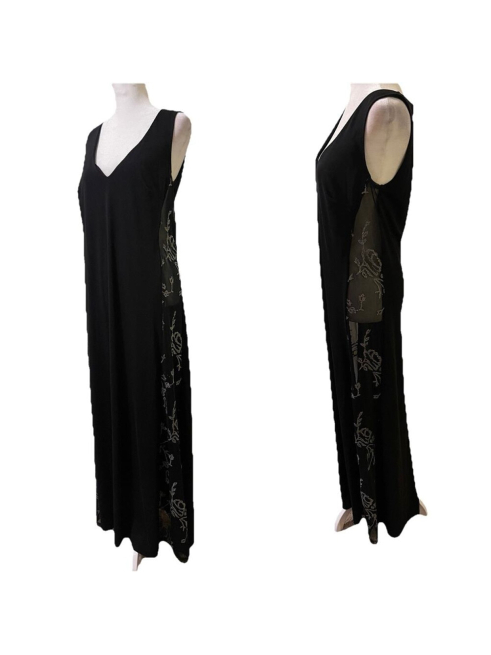 VTG 90s Frederick’s of Hollywood Fairy Whimsigoth Mesh Lingerie Night Gown 12